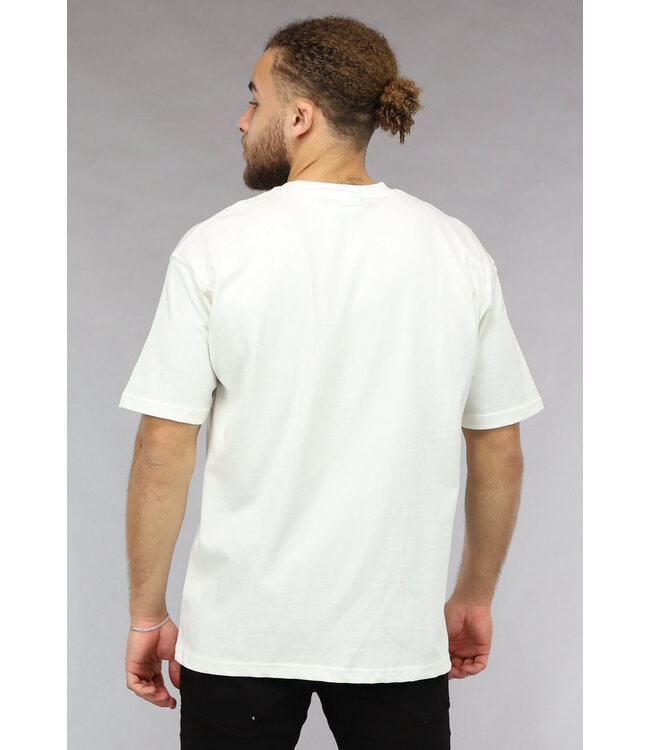 La vie est courte Heren T Shirt in Wit