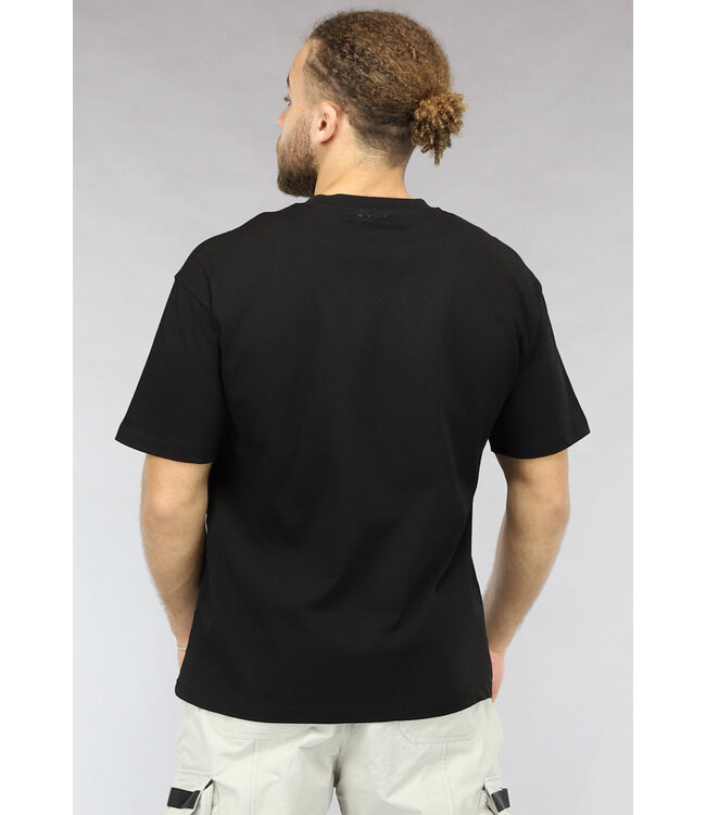 Zwart Heren T Shirt met Bokser