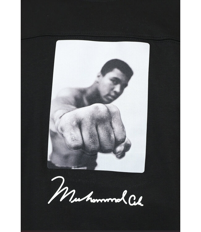Zwart Heren T Shirt met Bokser