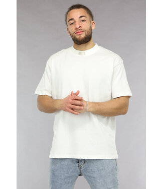 Ecru Heren Shirt met Brute Opdruk