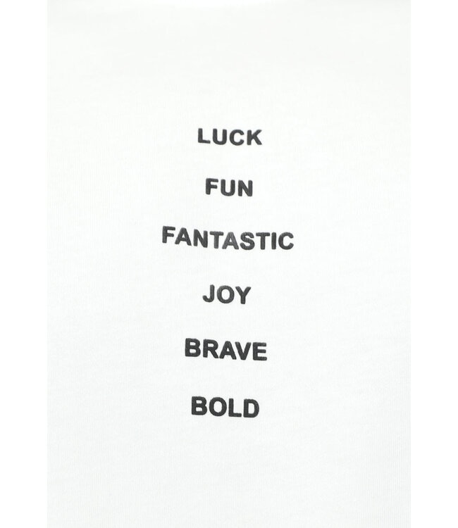 Motivational Heren T Shirt in Ecru