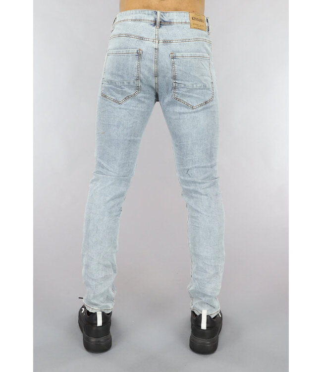 Mannen Skinny Jeans in Lichtblauw