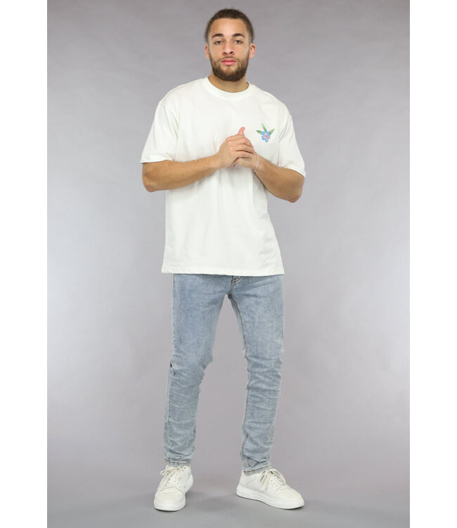 Mannen Skinny Jeans in Lichtblauw