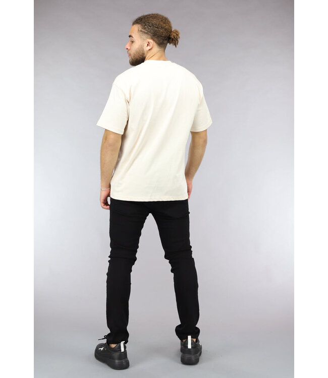 Mannen Skinny Jeans in Zwart
