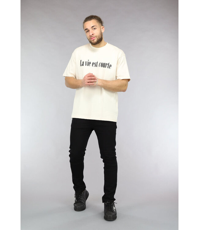 Mannen Skinny Jeans in Zwart