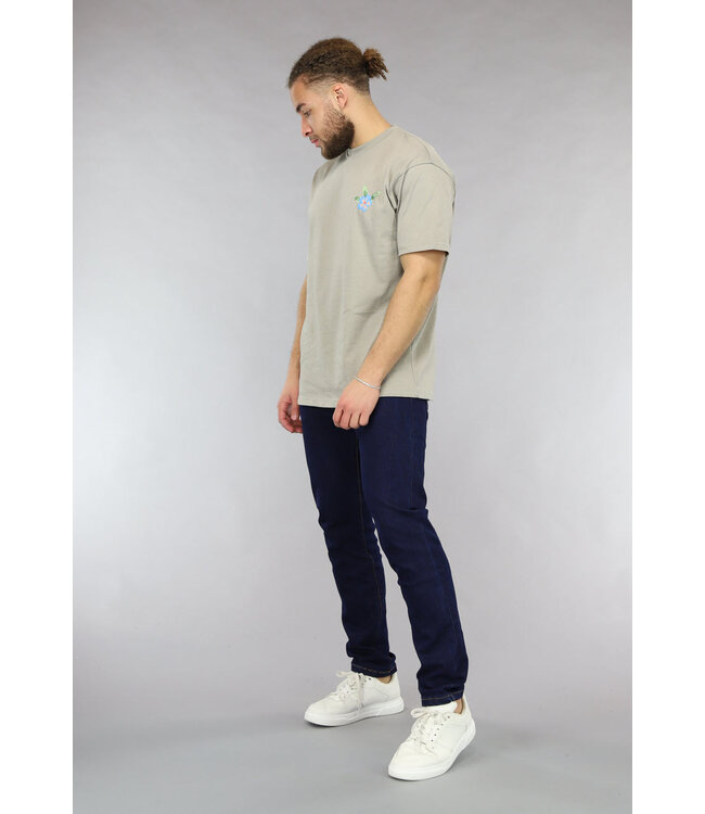 Donkerblauwe Heren Broek in Skinny Model