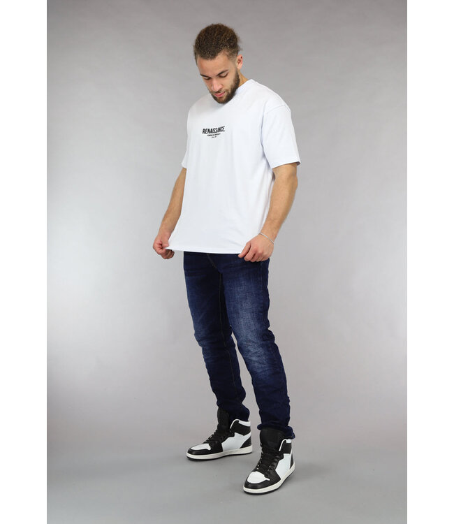 Slim Fit Heren Jeans met Lichte Wassing