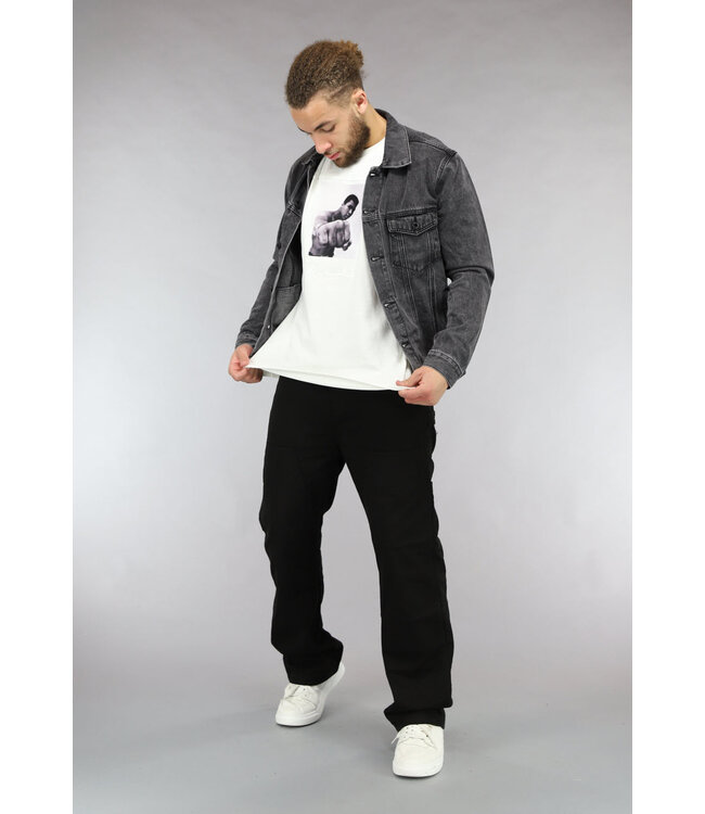 Relaxed Fit Zwarte Heren Jeans
