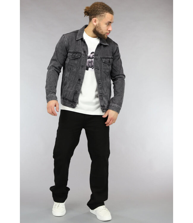 Relaxed Fit Zwarte Heren Jeans