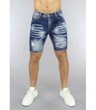 Acid Wash Denim Heren Short