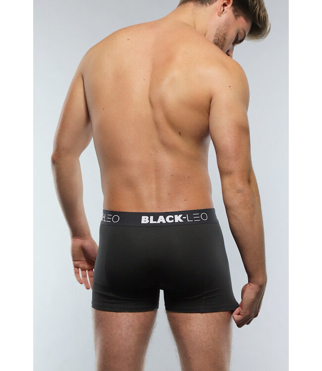 5 Pack Zwarte Katoenen Heren Onderbroeken in Boxer Model
