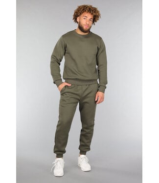 OP=OP.02.NL Basic Heren Huispak in Donkergroen