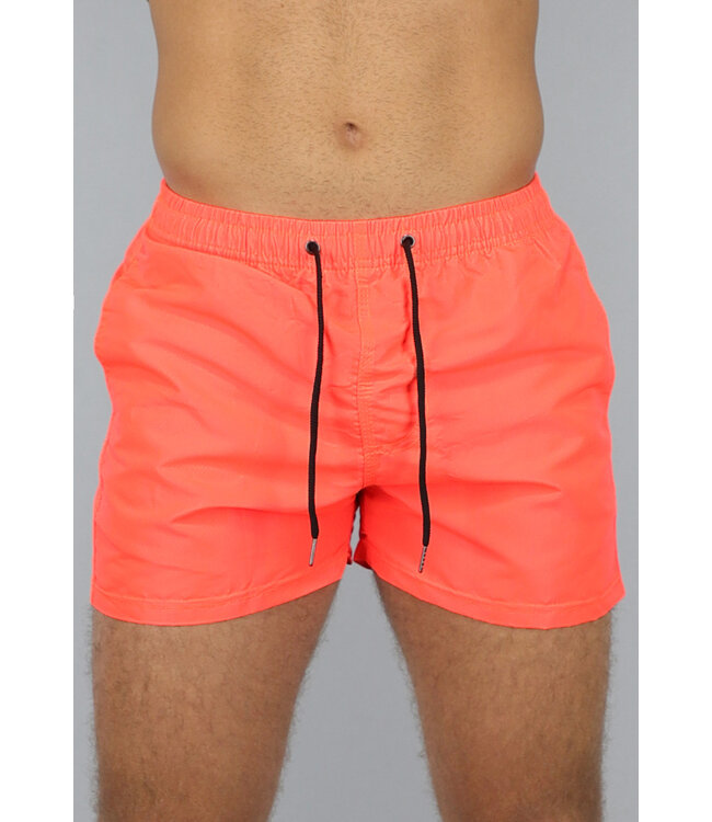 Oranje Heren Zwembroek met Zwarte Touwtjes