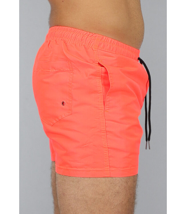 Oranje Heren Zwembroek met Zwarte Touwtjes