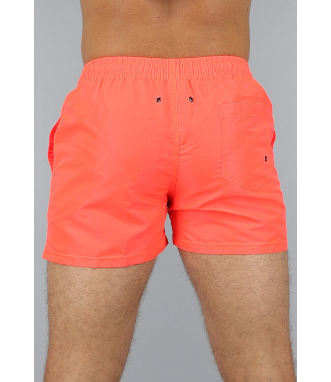 Oranje Heren Zwembroek met Zwarte Touwtjes