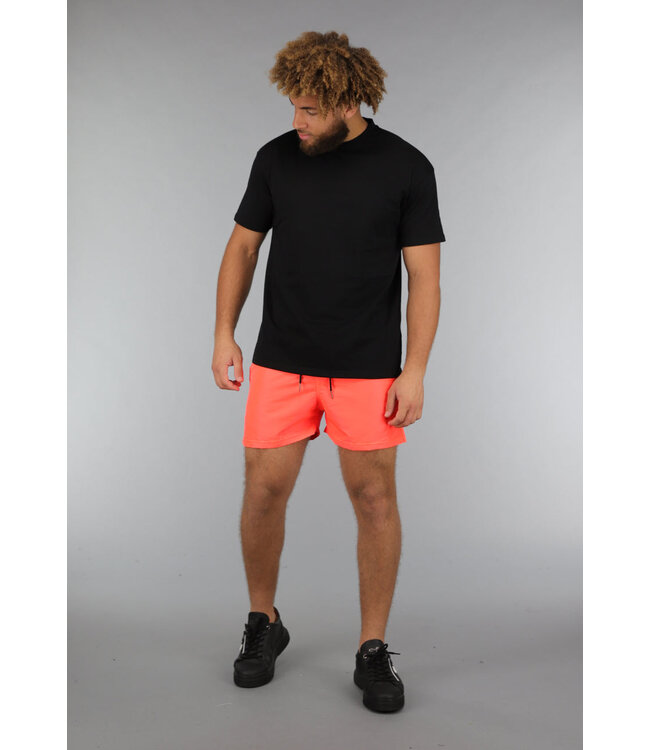 Oranje Heren Zwembroek met Zwarte Touwtjes