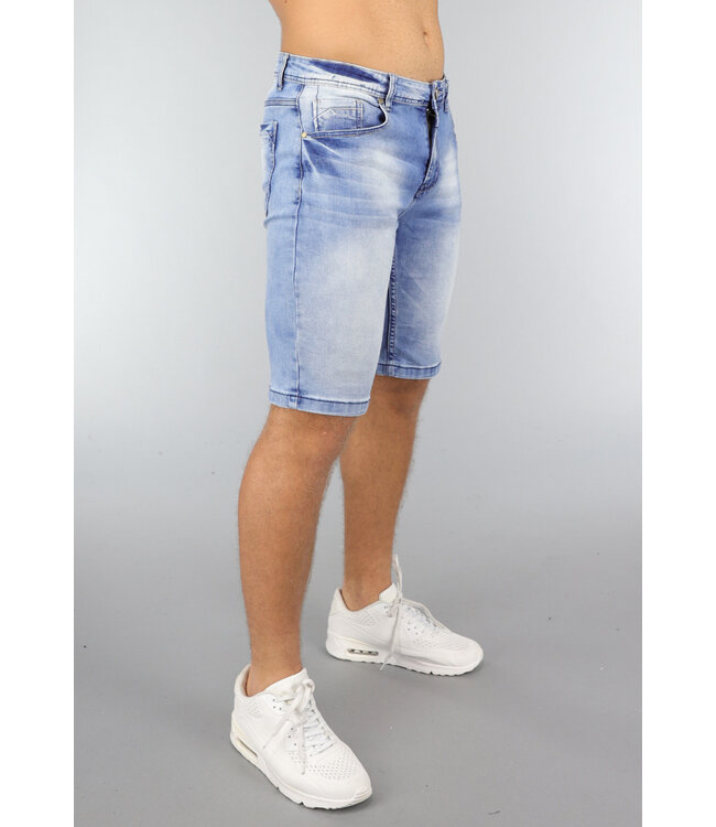 Basic Denim Heren Short met Zakken