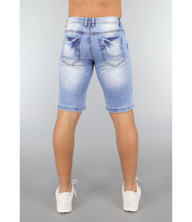 Basic Denim Heren Short met Zakken
