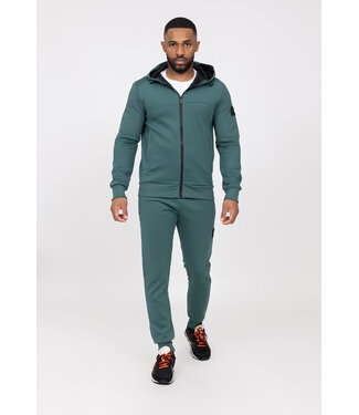 NEW1109 Petrol Heren Tracksuit met Patches