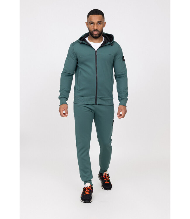 Petrol Heren Tracksuit met Patches