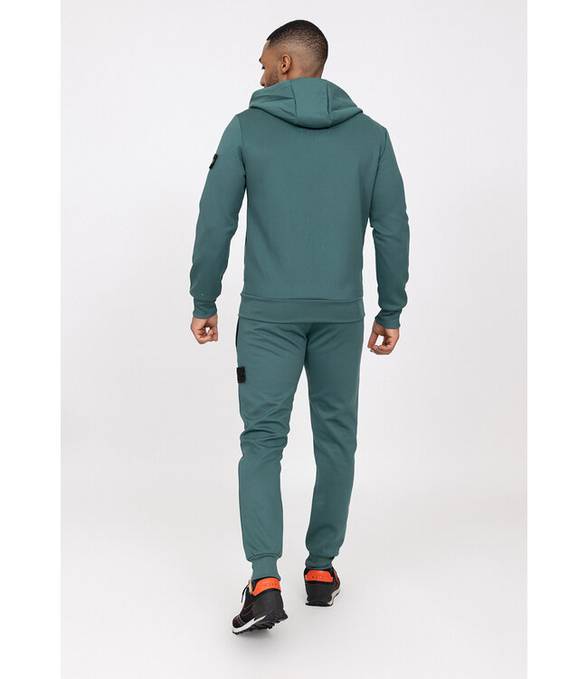 Petrol Heren Tracksuit met Patches