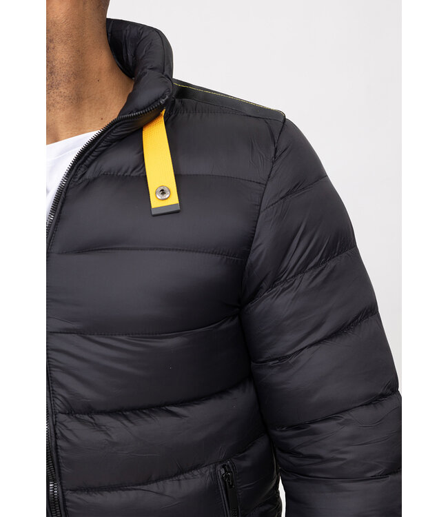 Zwarte Heren Puffer Jas