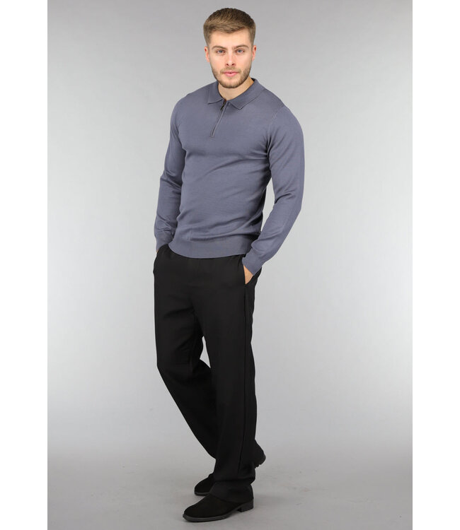 Zwarte Baggy Heren Pantalon