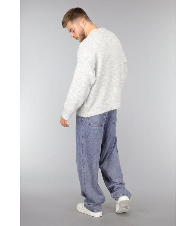 Blauwe Heren Denim Skater Jeans