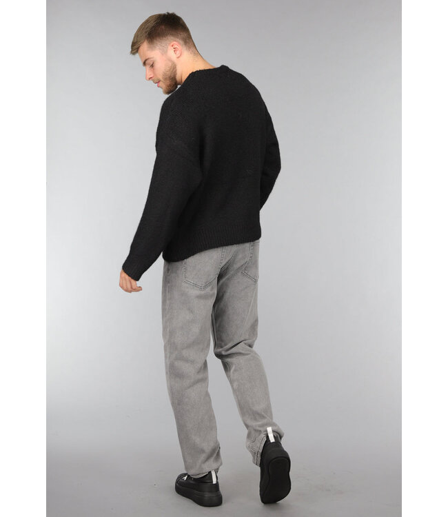 Grijze Baggy Heren Jeans