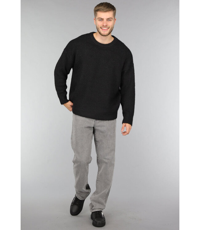 Grijze Baggy Heren Jeans