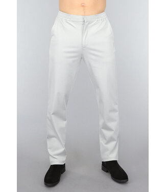Stretchy Grijze Heren Pantalon met Zakken