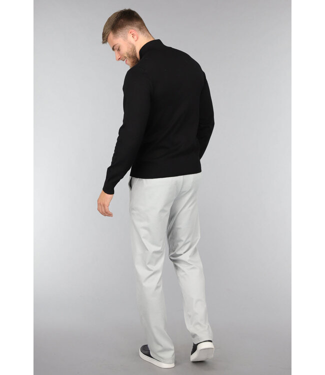 Stretchy Grijze Heren Pantalon met Zakken
