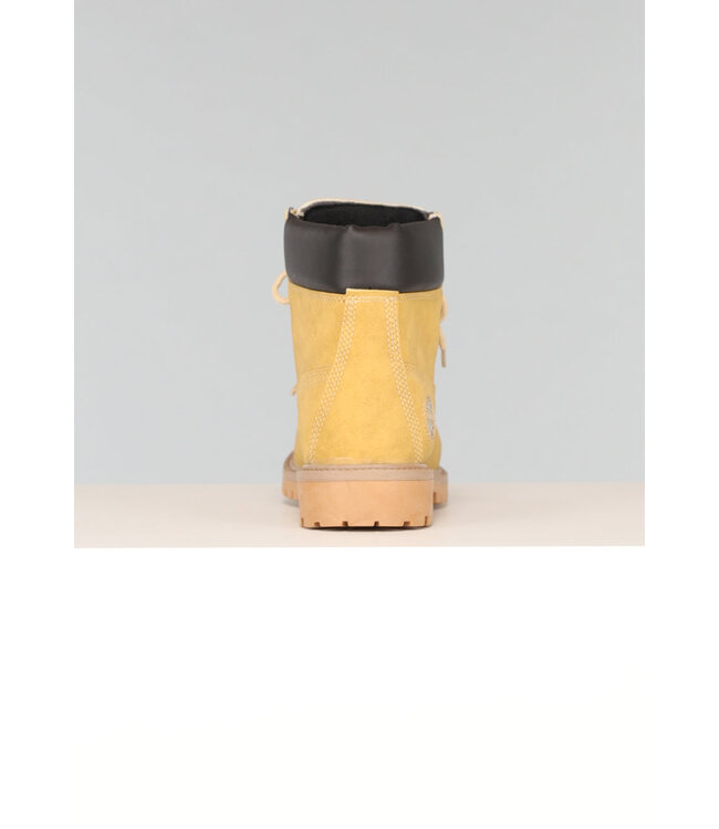 Camel Grove Lederlook Heren Boots
