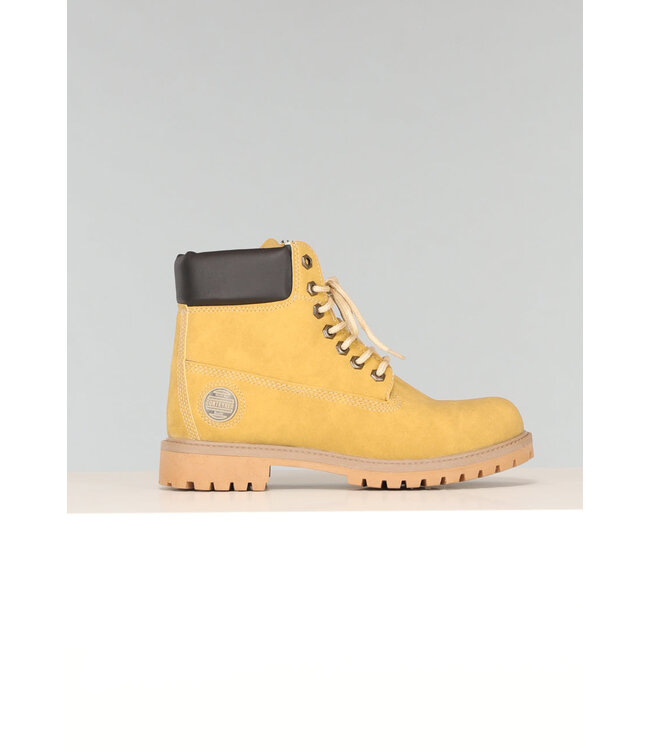 Camel Grove Lederlook Heren Boots