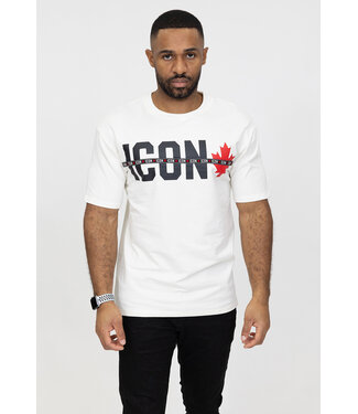 Loose-Fit Wit Heren T-Shirt