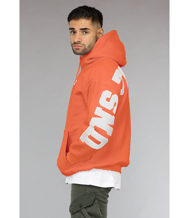 Oranje Heren Koningsdag Hoodie met Unstoppable Embroidery