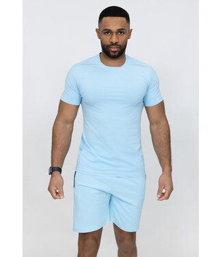 Lichtblauwe Heren Sportset