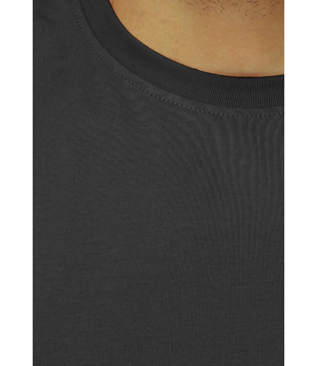 Zwart Muscle Fit T-shirt voor Heren met Stretch en Aansluitende Fit