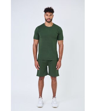Groene Heren Set met Shorts