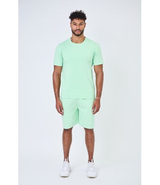 Mintgroene Heren Set met Shorts