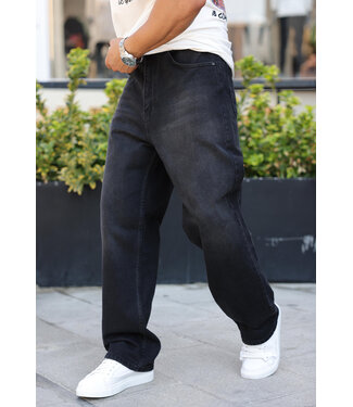 Zwarte Loose Fit Jeans