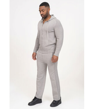 Lichtgrijze Sweater Two Piece Set