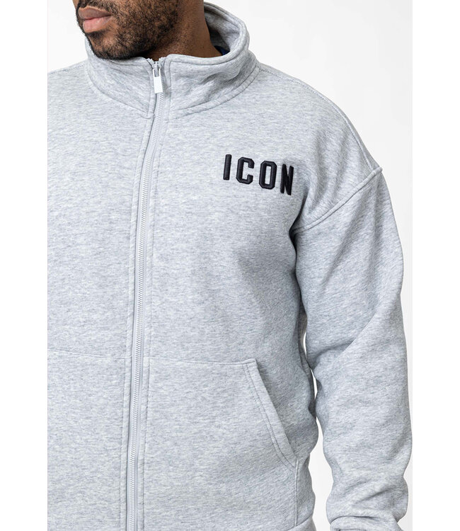 Lichtgrijze Two Piece Jogging Set met Rechte Jogger