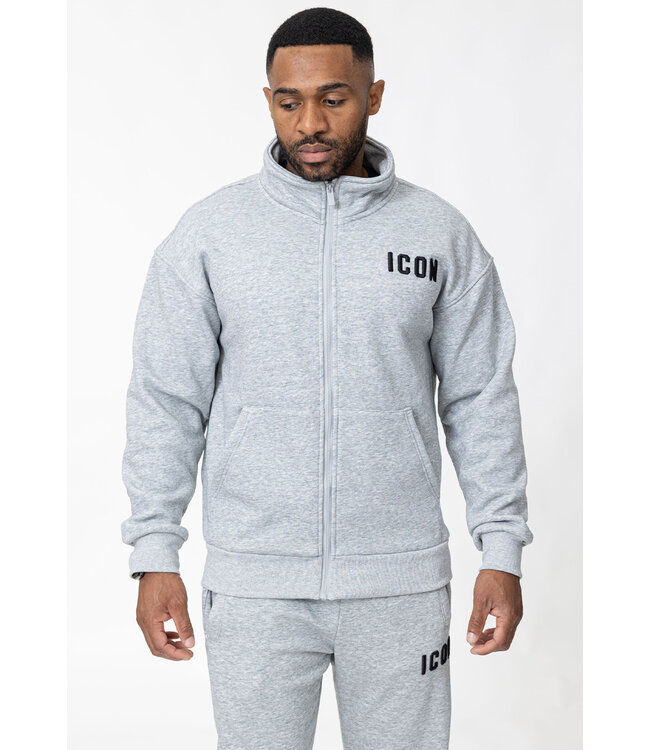 Lichtgrijze Two Piece Jogging Set met Rechte Jogger