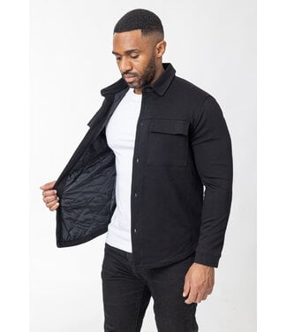 Zwarte Gewatteerd Jasje