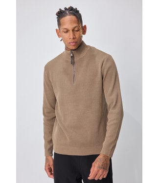 Camel Half-Zip Herentrui