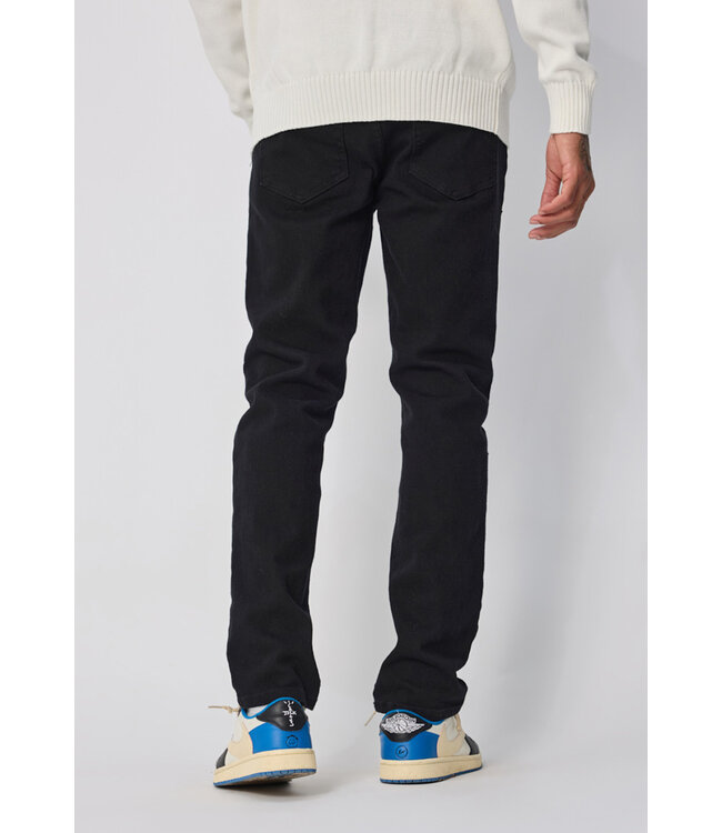 Zwarte Slim Fit Jeans met Stretch
