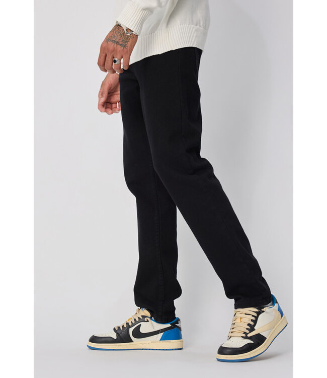 Zwarte Slim Fit Jeans met Stretch