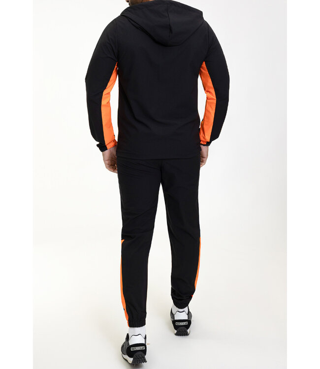 Zwart Trainingspak met Oranje Details