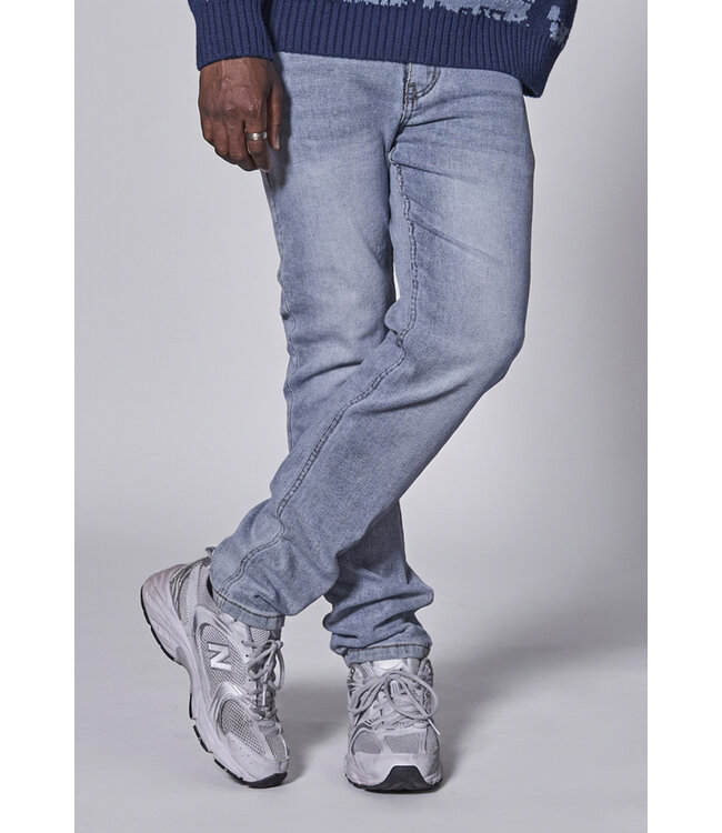 Lichtblauwe Slim Fit Jeans met Stretch